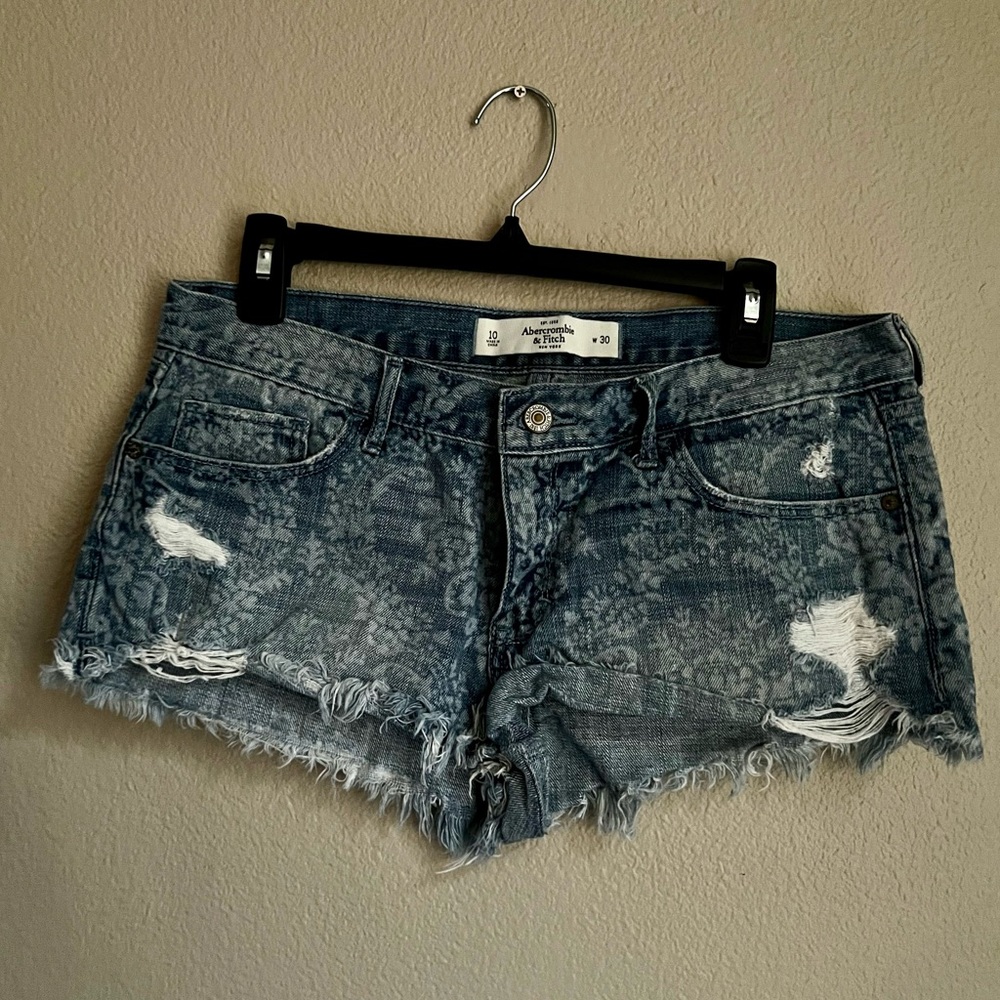 Ripped floral Tie-dye jeans